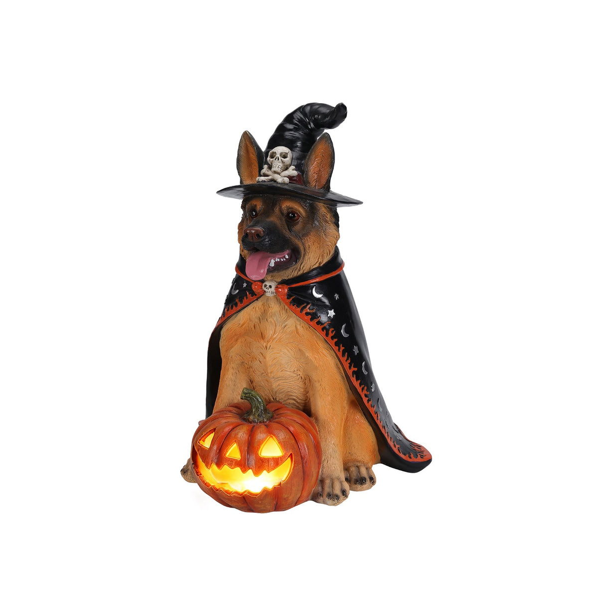 Halloween German Shepherd Dog Statue – alternate view 8