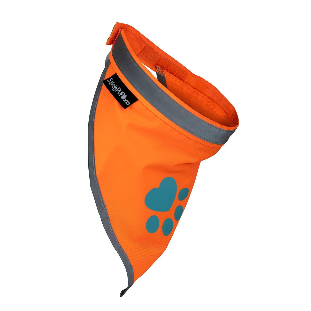 Reflective Dog Bandana Hi-Vis Blaze Orange Small – photo 6 of 6
