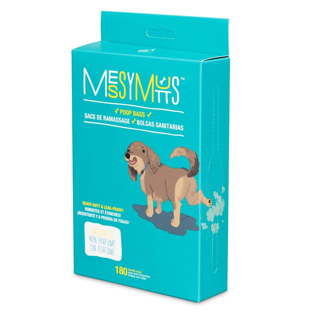 Messy Mutts Advanced Biorecycle Poop Bag with Handles 180ct – alternate view 3