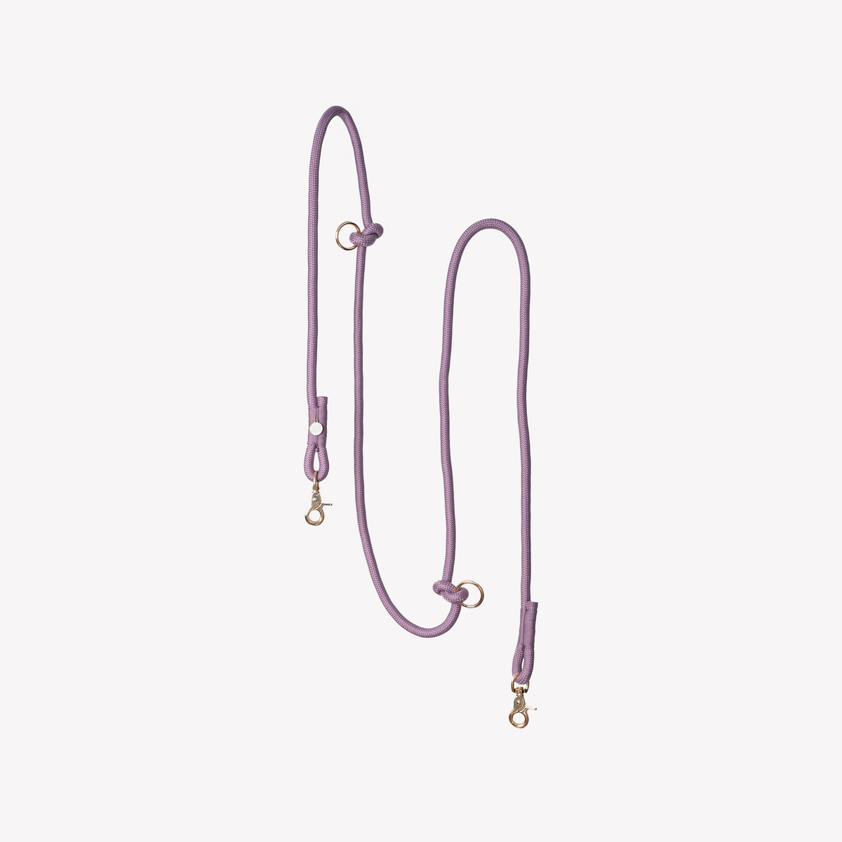 Lilac Hands Free Braided Leash