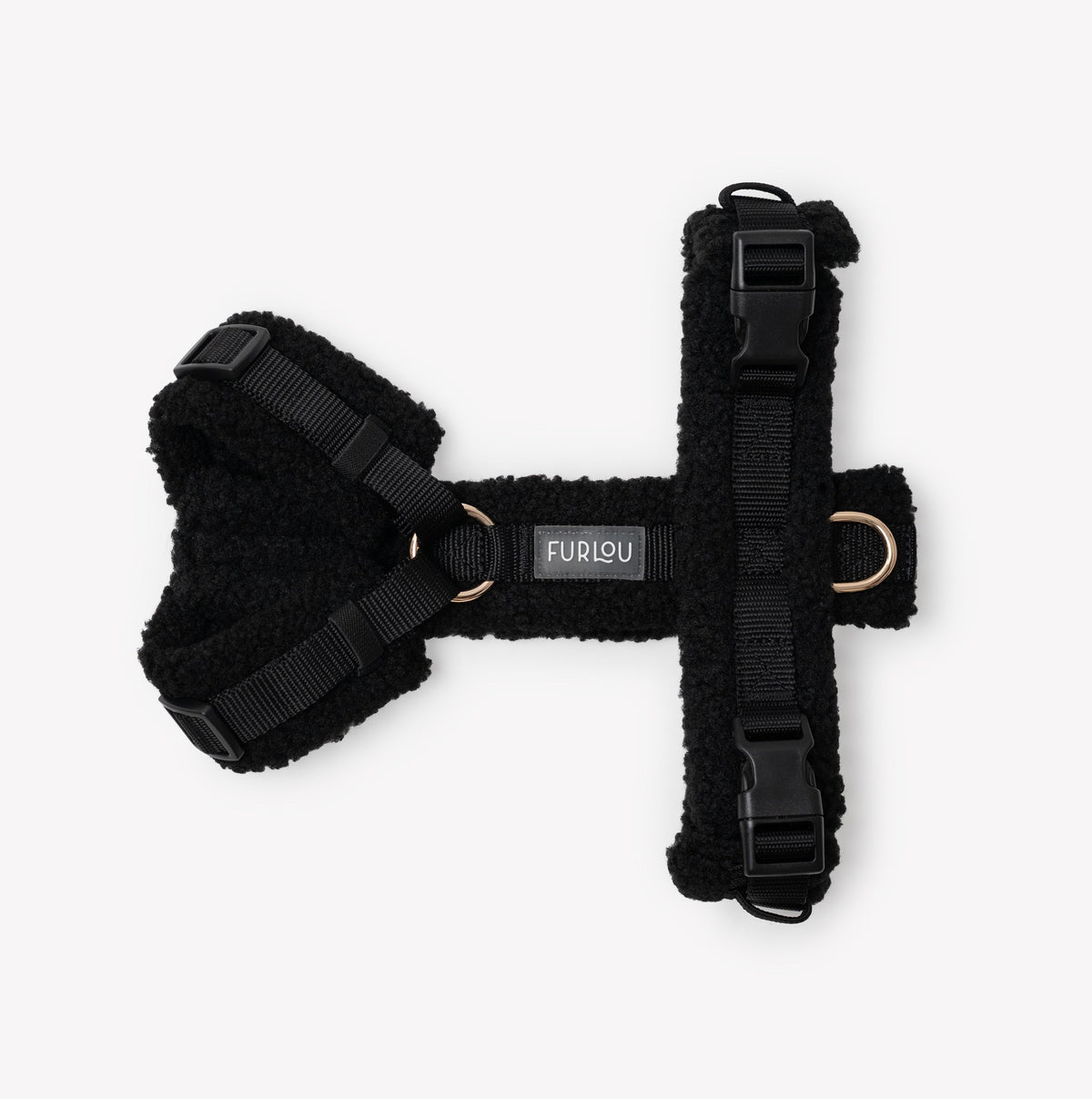 Black Sherpa Dog Harness, alternate view