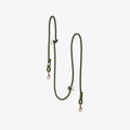 Moss Green Hands Free Braided Leash