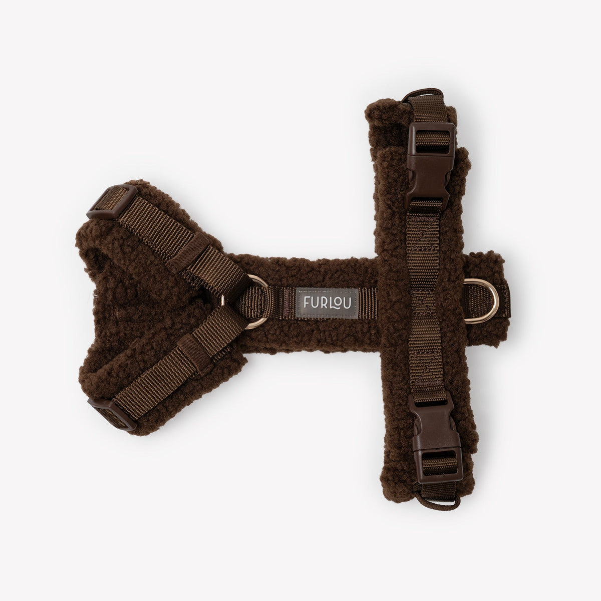 Brown Sherpa Dog Harness, alternate view