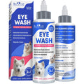Cliny cat and dog eye wash drops tear stain remover, bottle front view