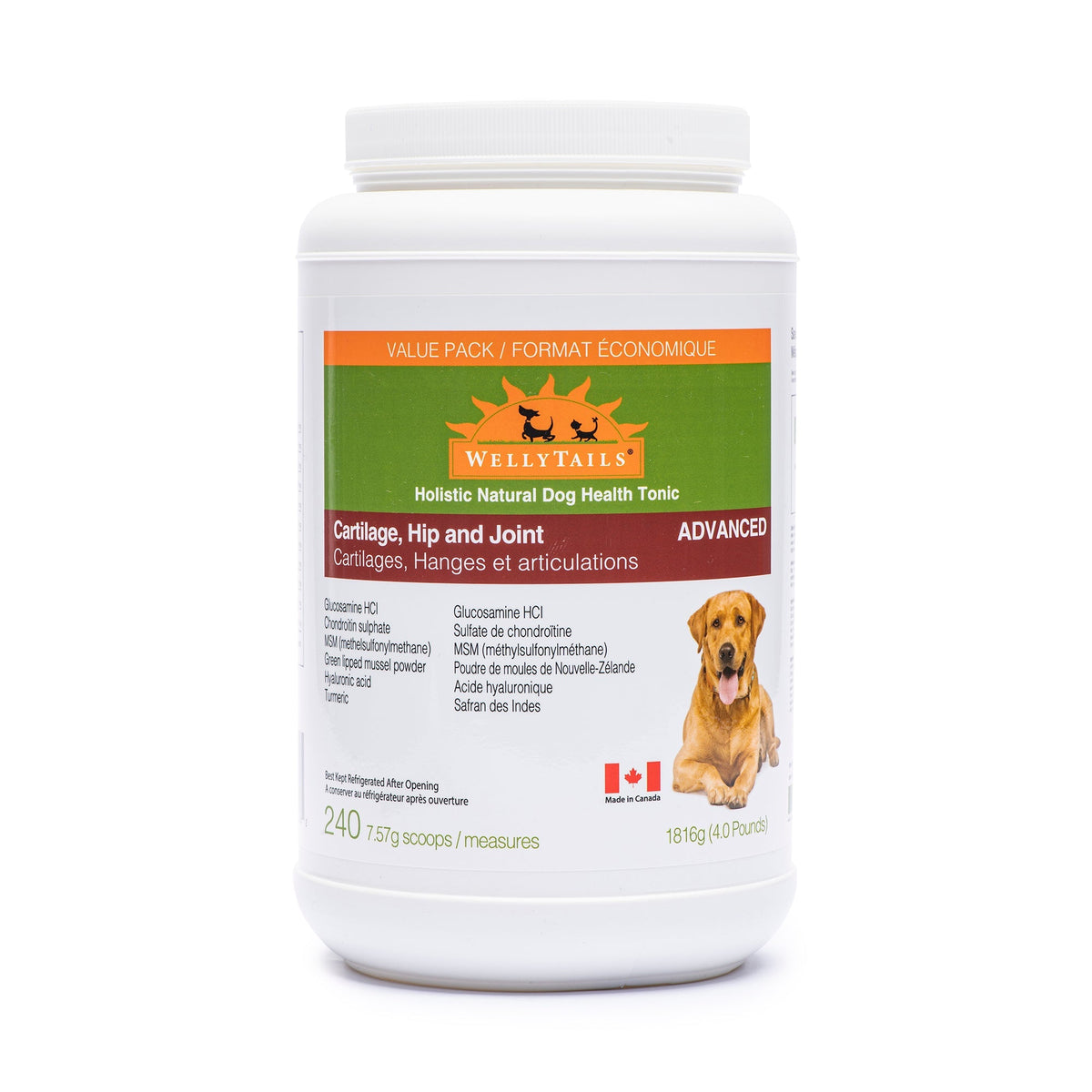 WellyTails Cartilage Hip and Joint ADVANCED supplement powder for dogs – photo 1 of 5