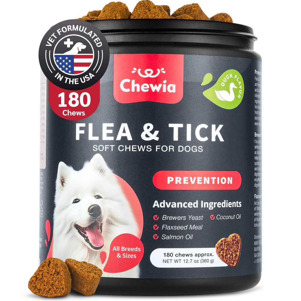 Flea and Tick Support Chews for Dogs Natural Soft Chews – photo 1 of 9
