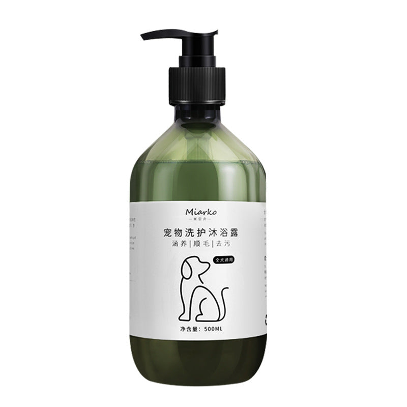 Deodorizing Pet Shampoo 500ml – Scented Bath for Dogs & Cats – front view