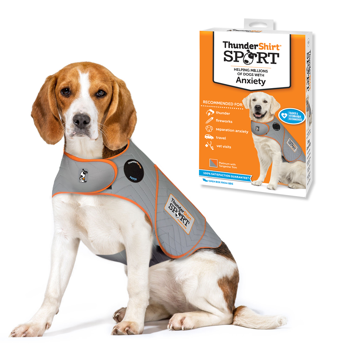 ThunderShirt Platinum Sport for Dogs – Anxiety Relief – alternate view 2
