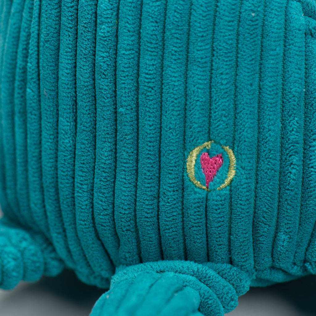 Octavie Octopus Knottie Plush Dog Toy, close-up