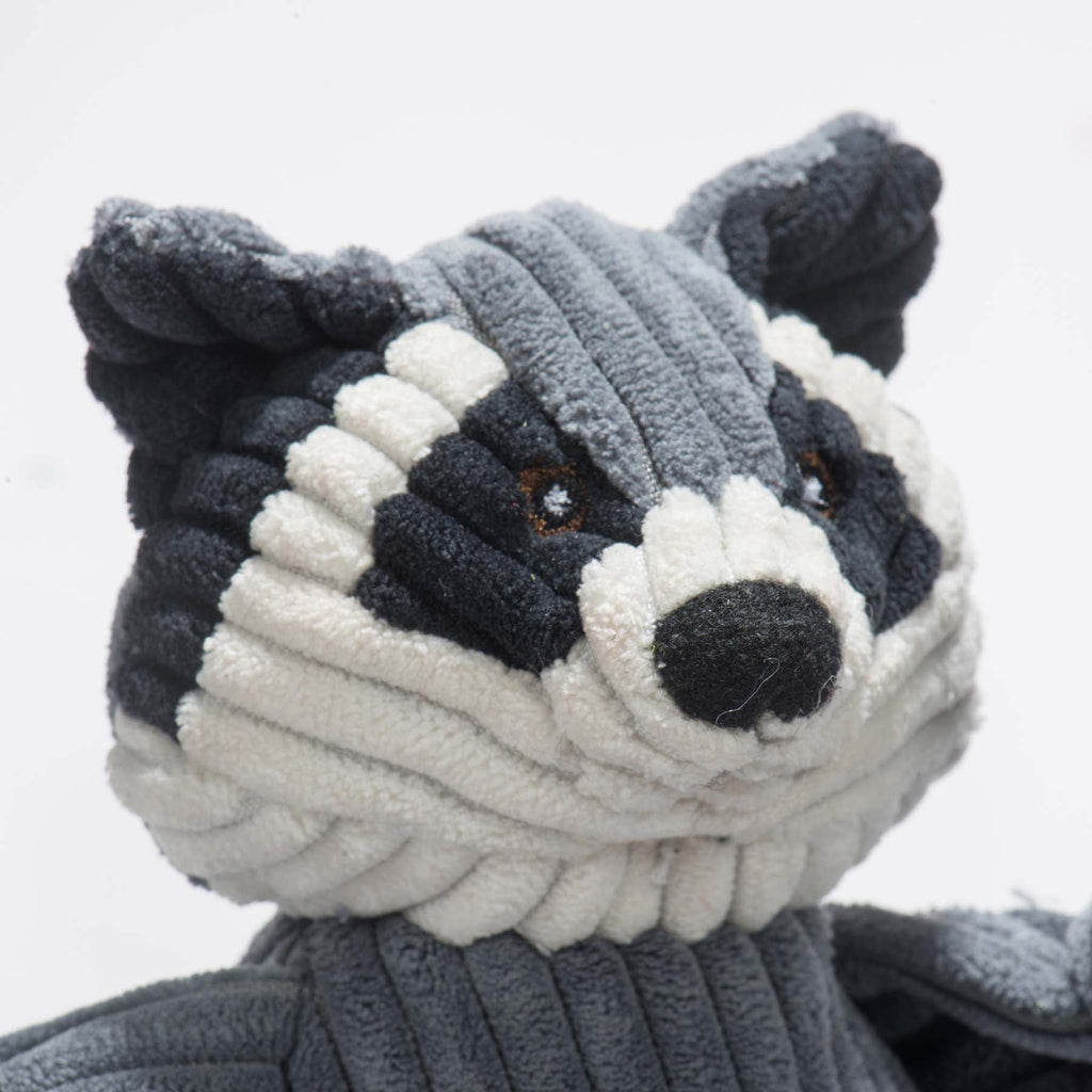 Reggie Raccoon Knottie Plush Dog Toy, back view