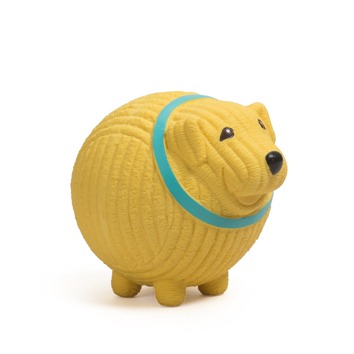 Assorted Ruff-Tex HuggleMutt Latex Balls Dog Toys 3 Pack Large, side view