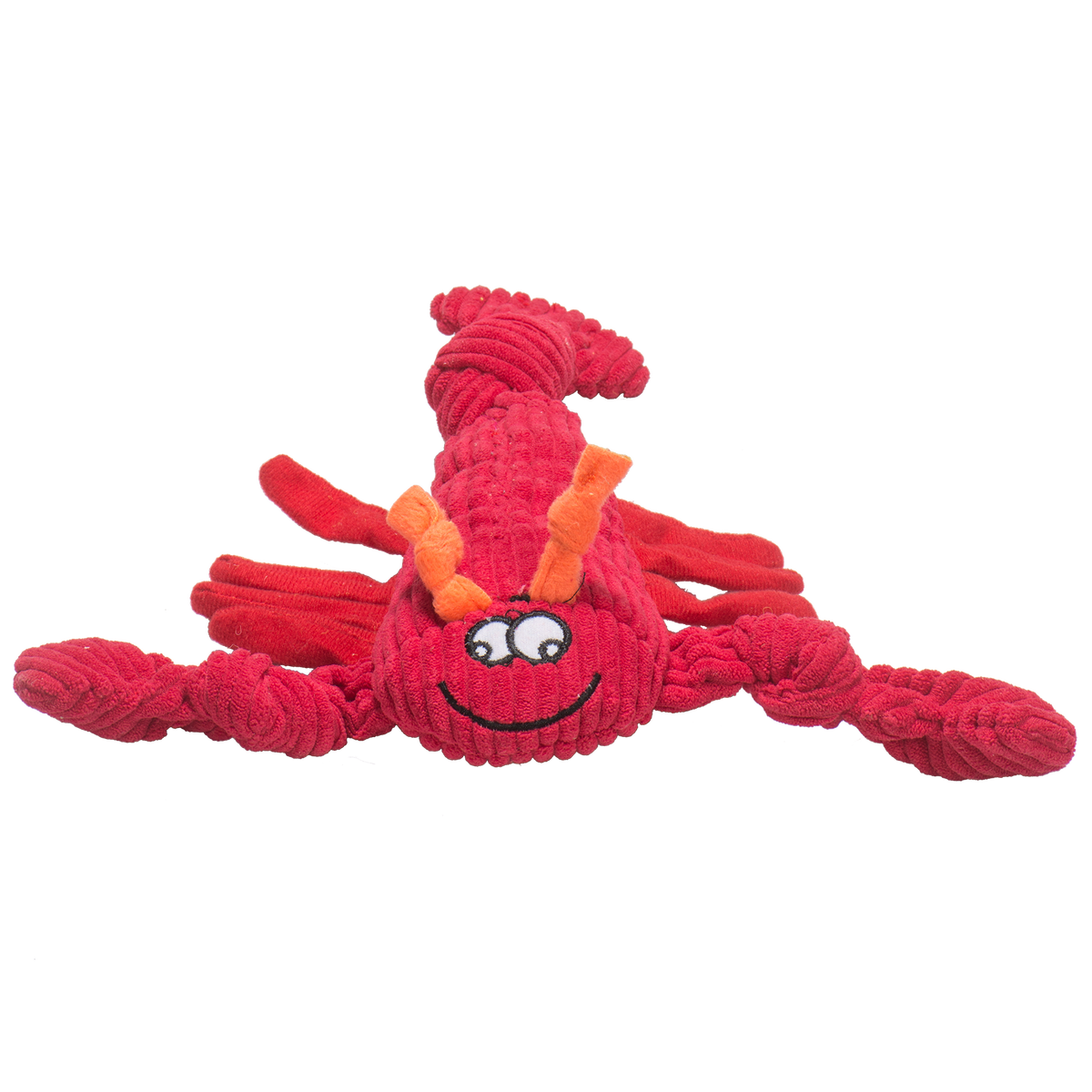 McCraken Lobsta Knottie Plush Dog Toy, detail view