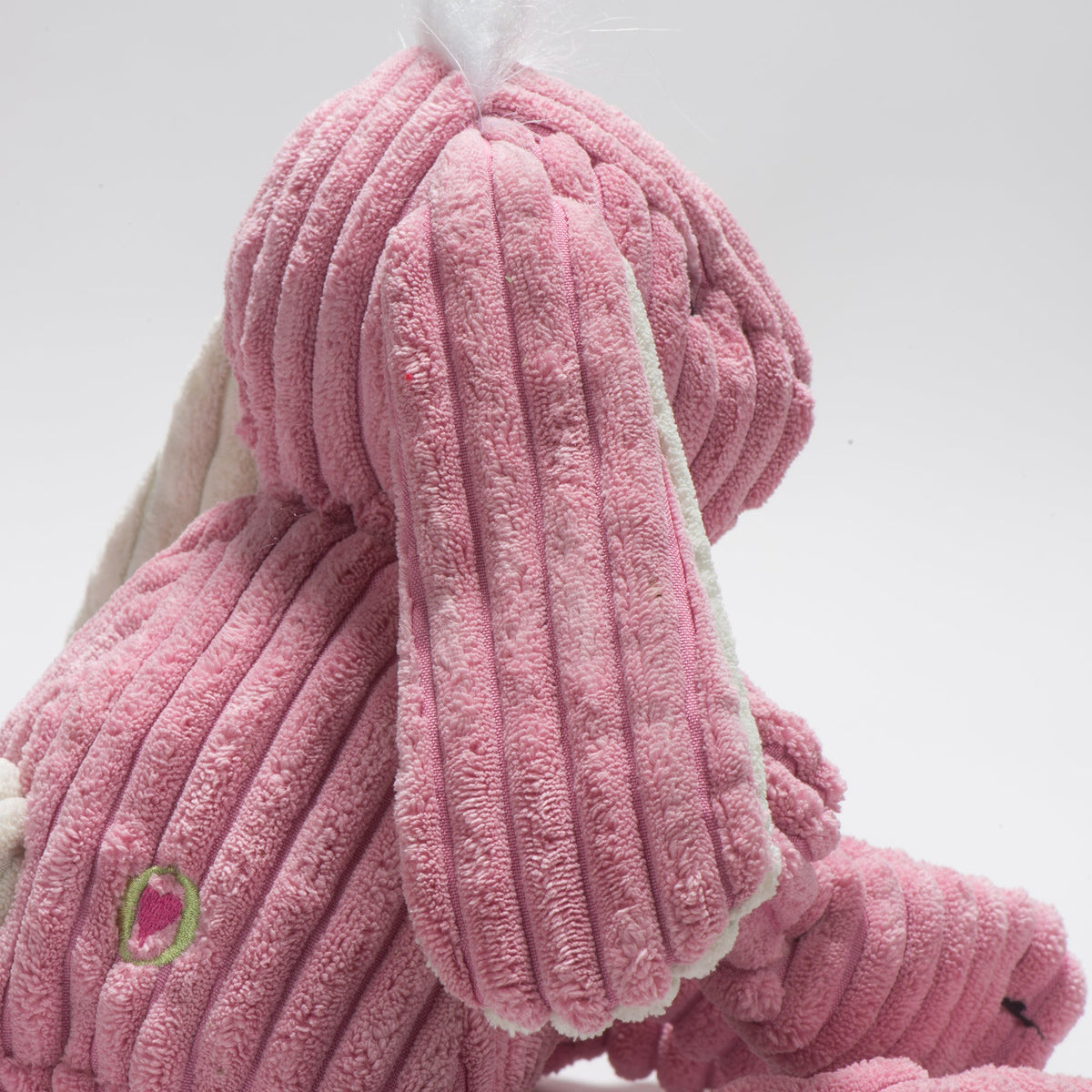 Bitsy Bunny Knottie Plush Dog Toy, lifestyle