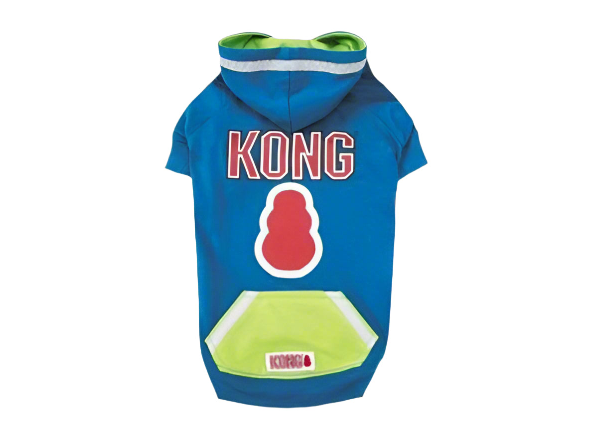 KONG Reflective Pullover Dog Hoodie Blue – photo 1 of 2