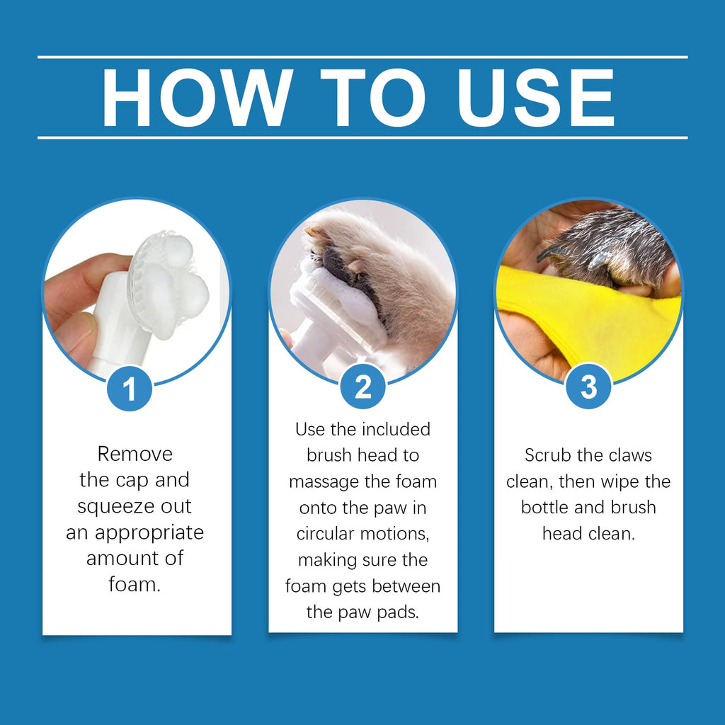 Deep Wash Foaming Pet Paw Cleaner – Dogs & Cats – alternate view 6