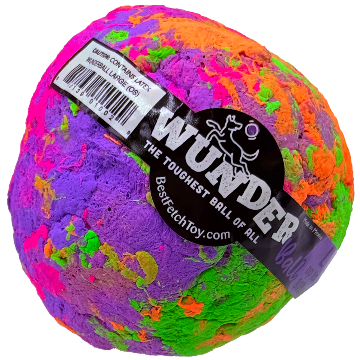 WUNDERball Dog Fetch Toy – front view