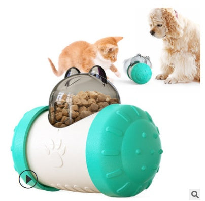 Interactive Dog Treat Dispensing Toy with Wheel – alternate view 5