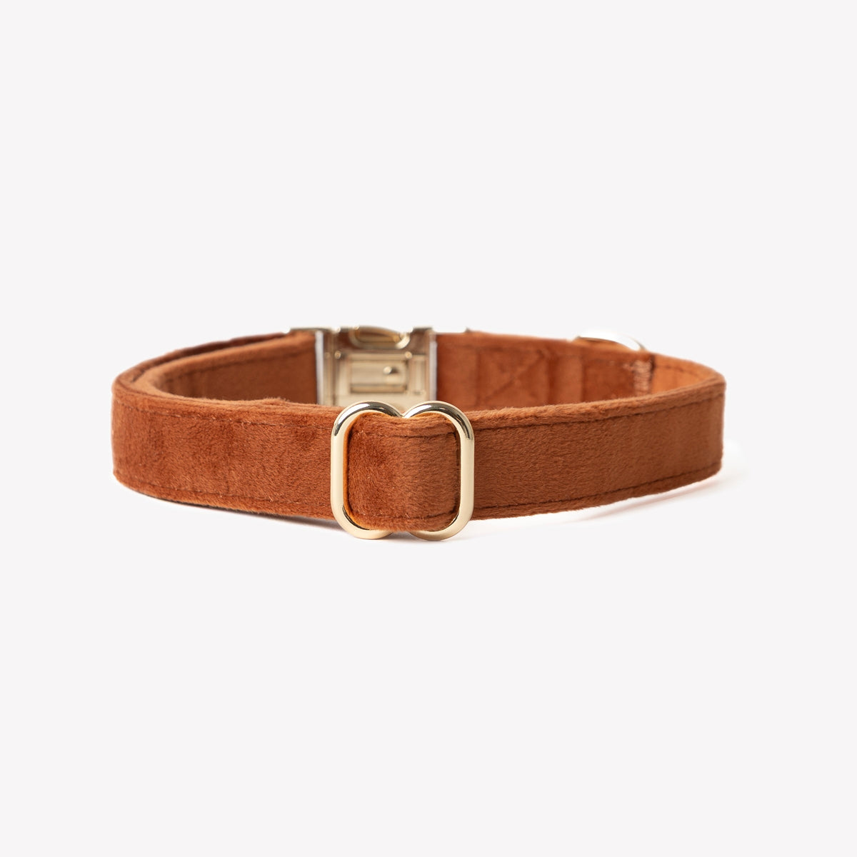 Clay Velvet Dog Collar, alternate view