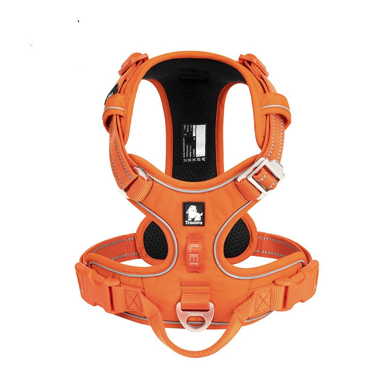 Nylon Dog Chest Strap Harness Orange Purple – photo 9 of 10