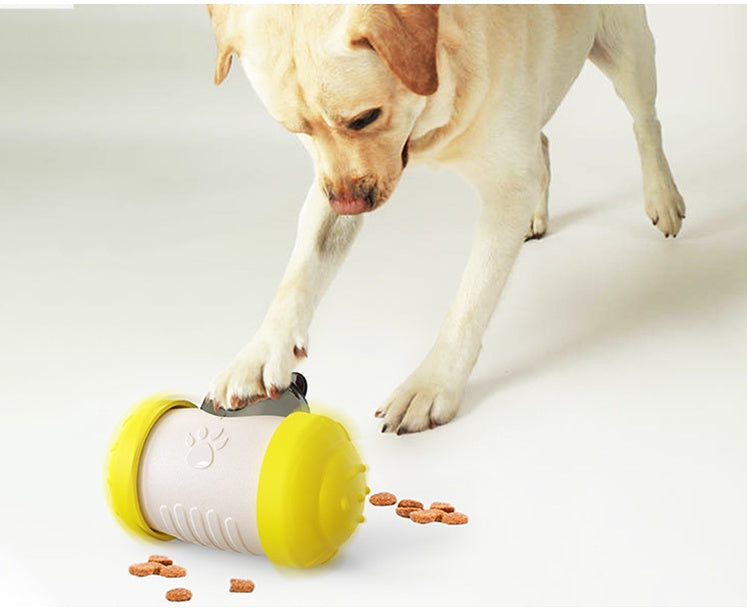 Interactive Dog Treat Dispensing Toy with Wheel – alternate view 6