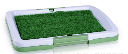 3-Layer Grass Dog Potty Training Pad – Indoor Puppy Tray – alternate view 2