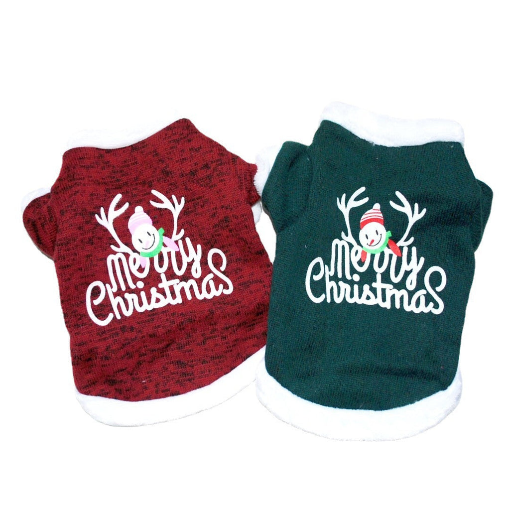 Christmas Fleece Dog T-Shirt Holiday Styles – photo 9 of 10