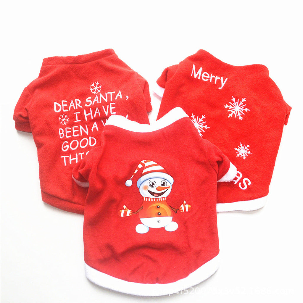 Christmas Fleece Dog T-Shirt Holiday Styles – photo 10 of 10