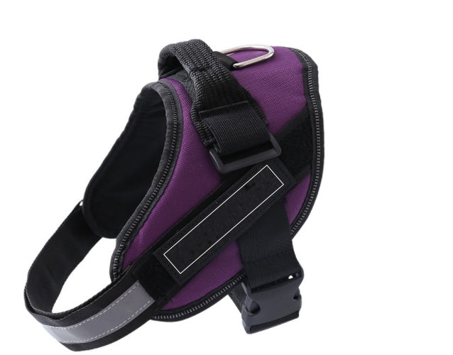 Adjustable Dog Harness Vest with Custom ID Patch – Outdoor Walking – alternate view 13