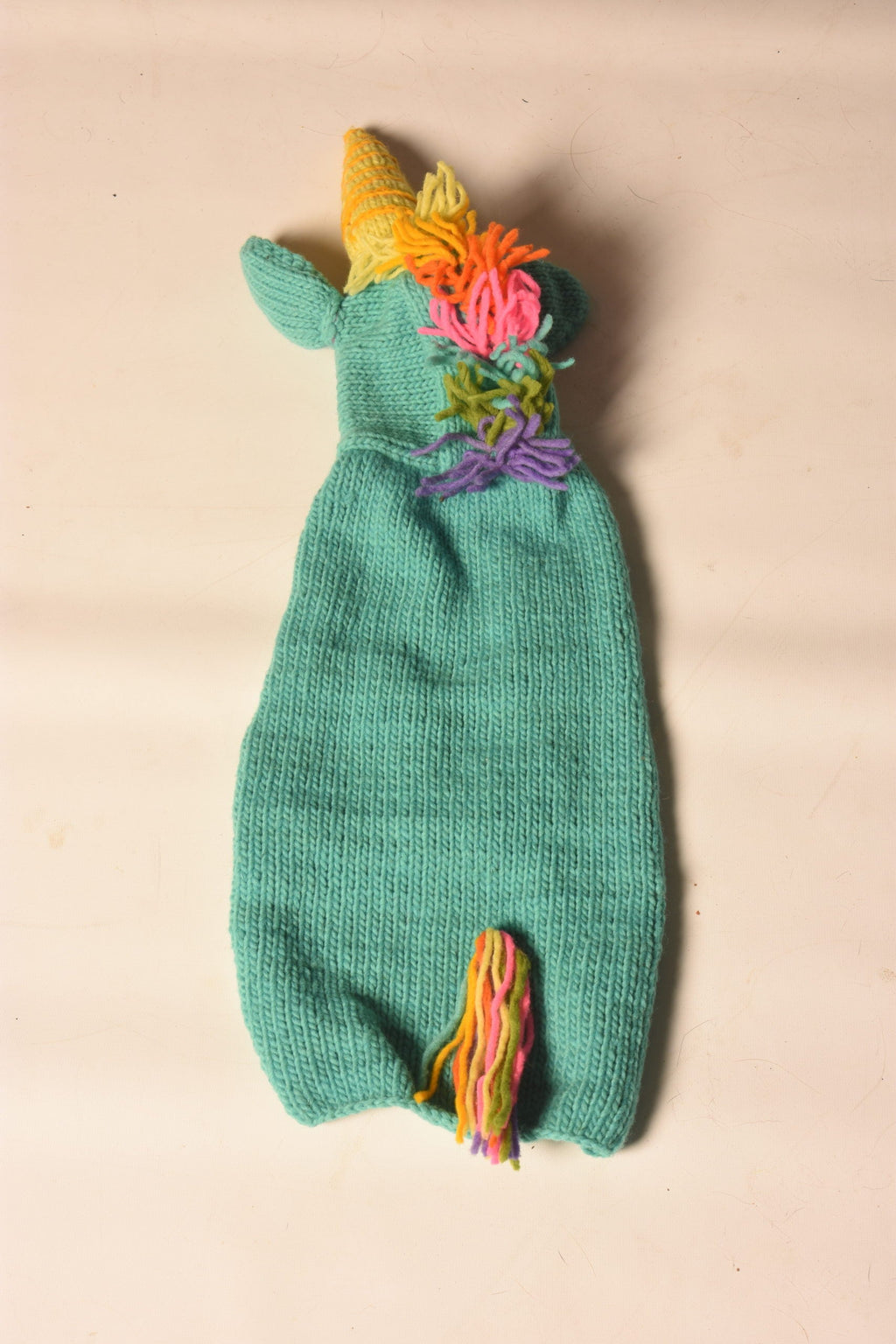 Unicorn Dog Sweater Hand Knit Wool Pullover – photo 3 of 5