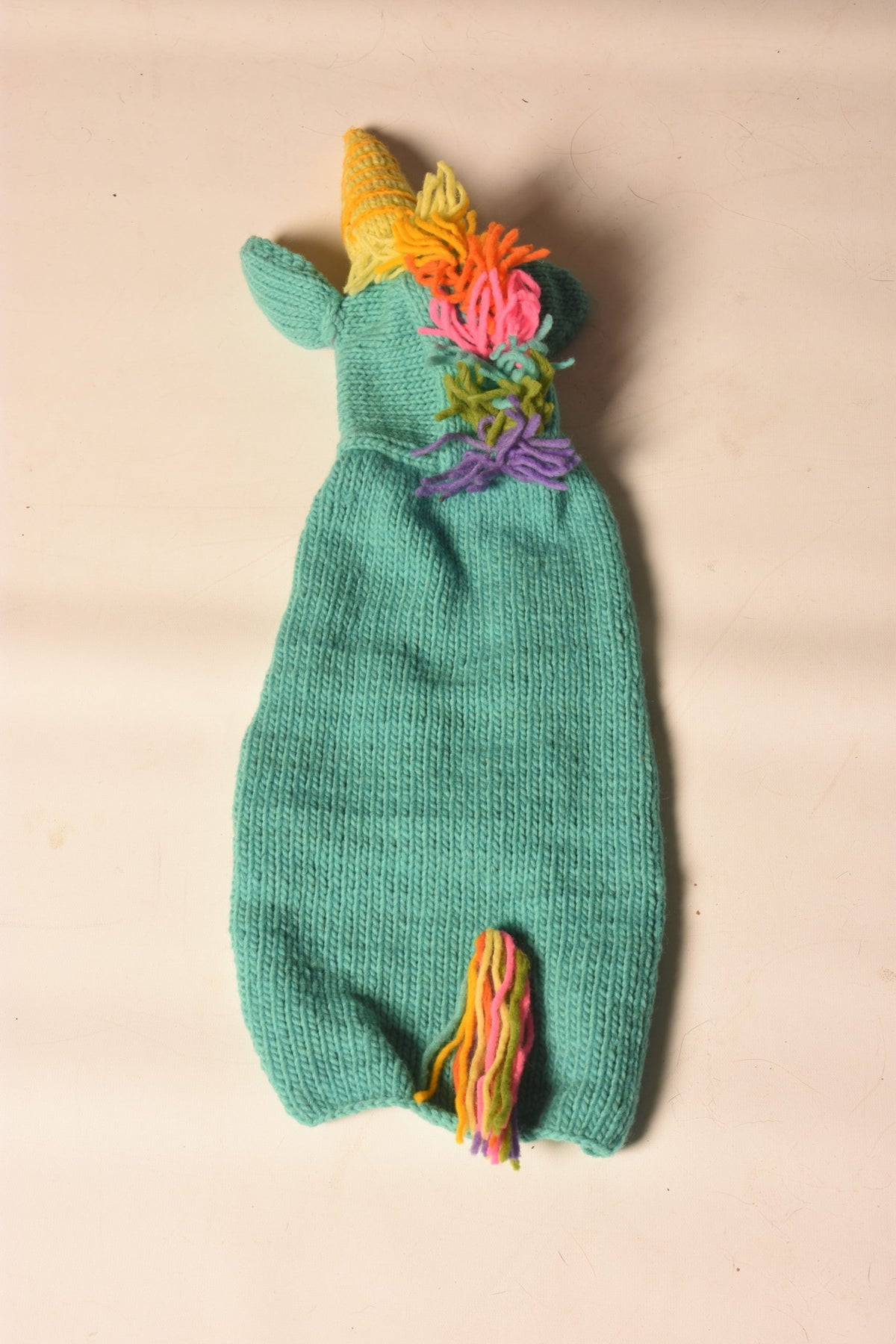 Unicorn Dog Sweater Hand Knit Wool Pullover – photo 3 of 5