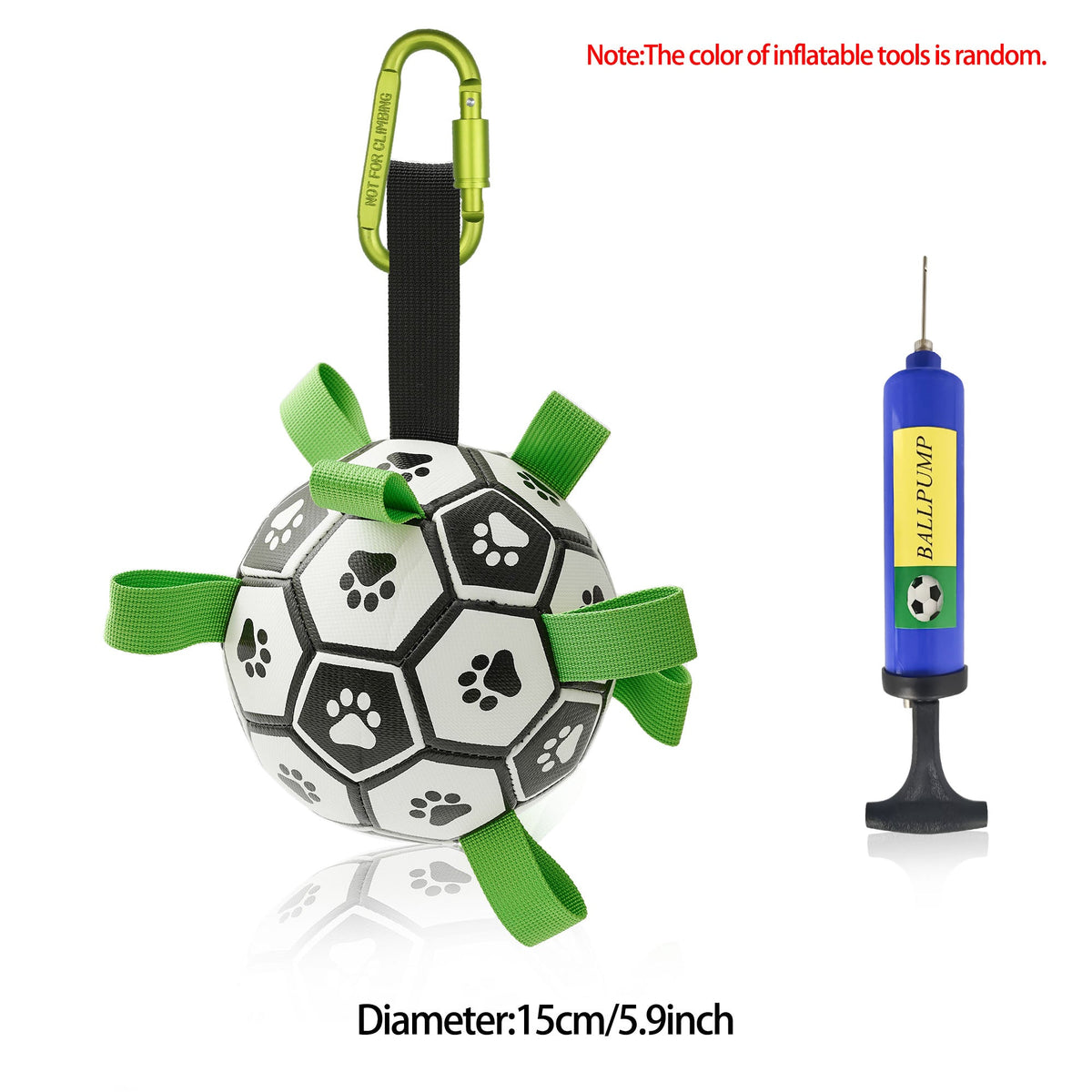 Interactive Soccer Ball Dog Toy – Training, Large Dogs – alternate view 19