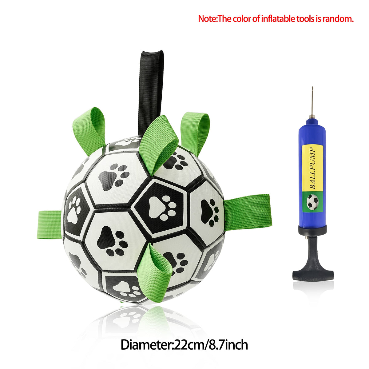 Interactive Soccer Ball Dog Toy – Training, Large Dogs – alternate view 14
