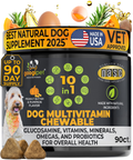 10 in 1 Multivitamin Chews for Dogs (Peanut Butter & Pumpkin Flavor) – front view