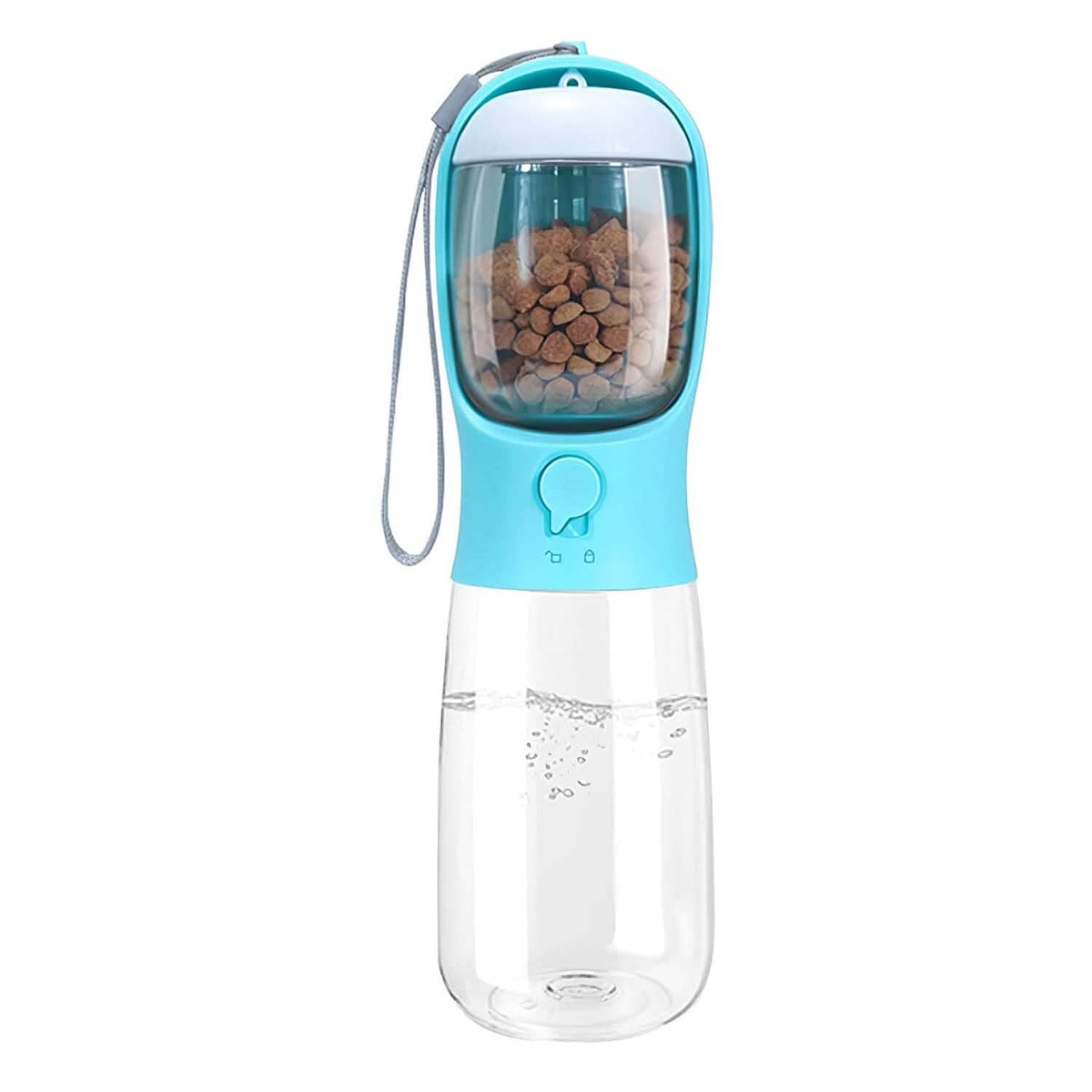 Portable Dog Water Dispenser 18.6 oz with Detachable Food Container – photo 4 of 17