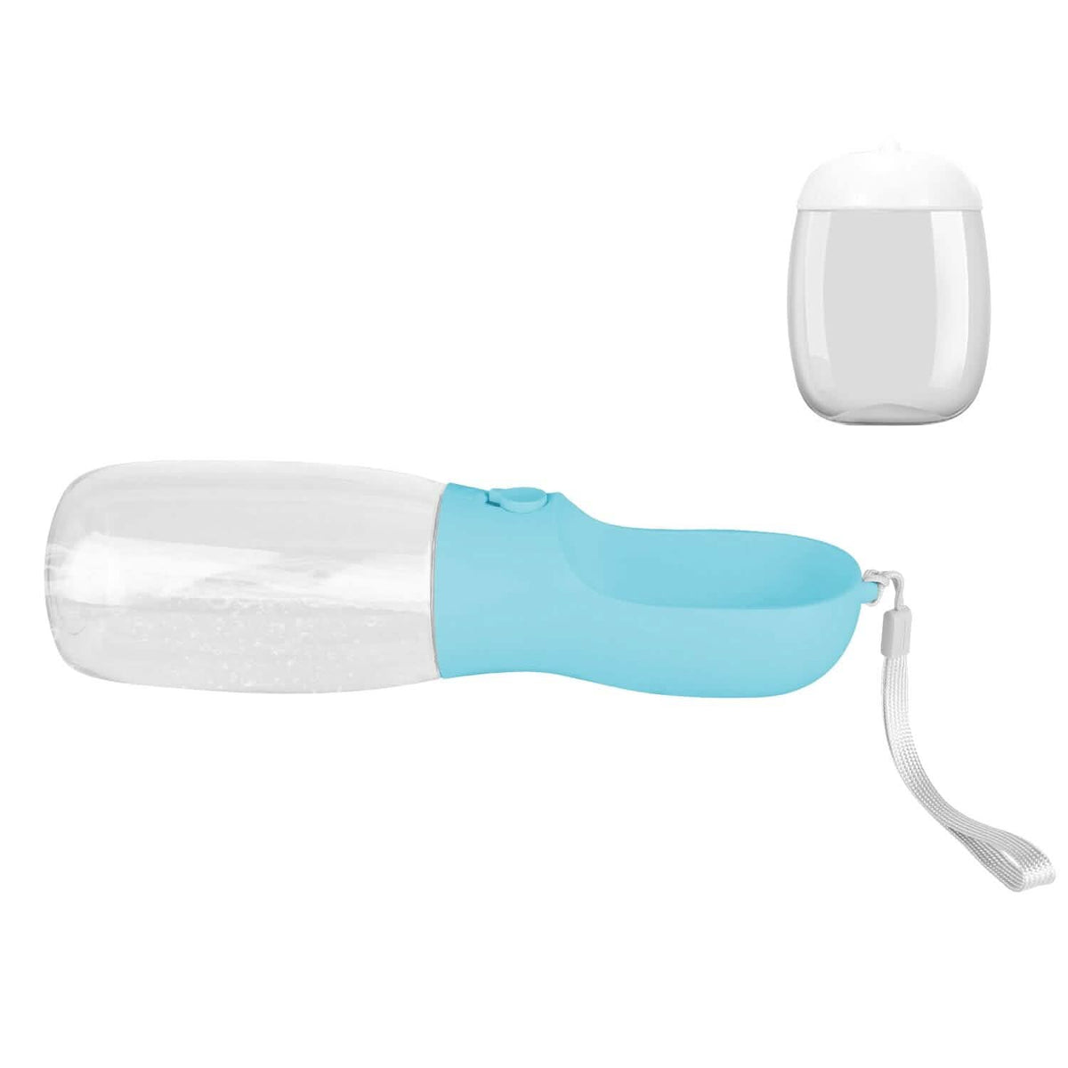 Portable Dog Water Dispenser 18.6 oz with Detachable Food Container – photo 6 of 17
