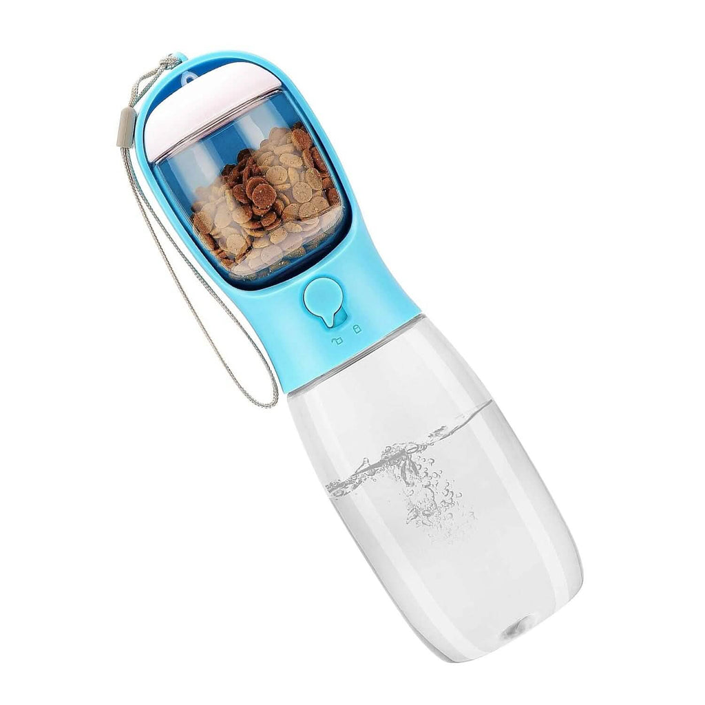 Portable Dog Water Dispenser 18.6 oz with Detachable Food Container – photo 5 of 17
