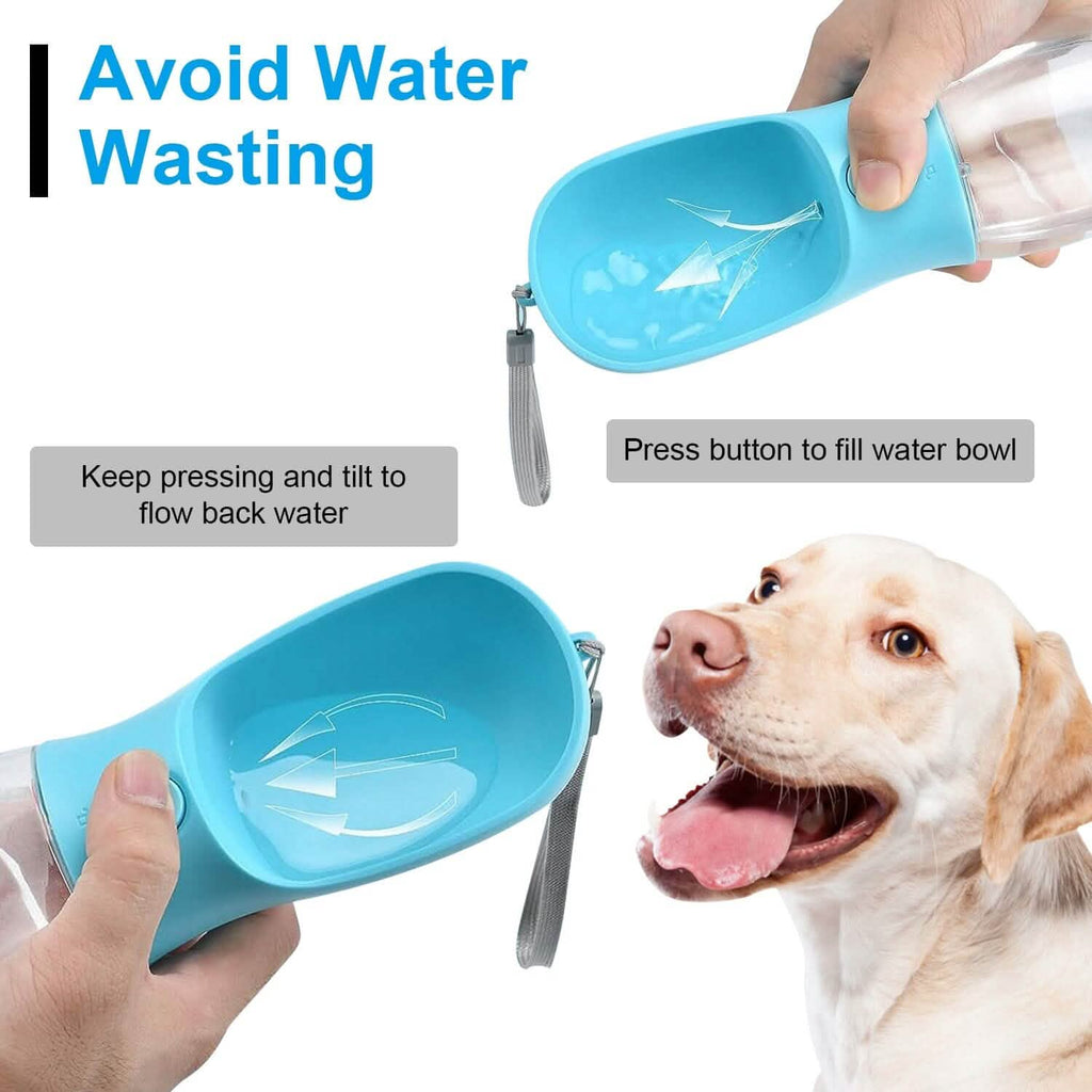 Portable Dog Water Dispenser 18.6 oz with Detachable Food Container – photo 10 of 17