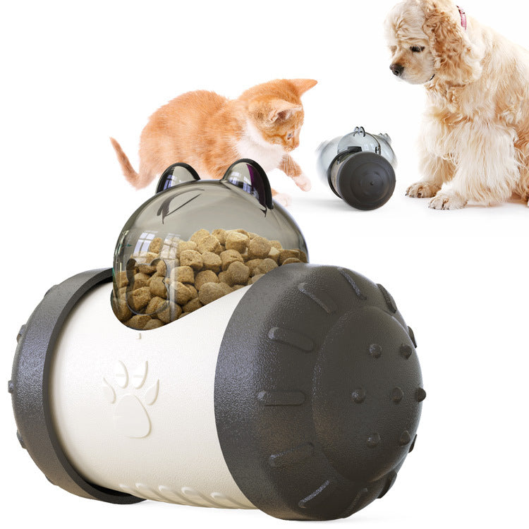 Interactive Dog Treat Dispensing Toy with Wheel – alternate view 7