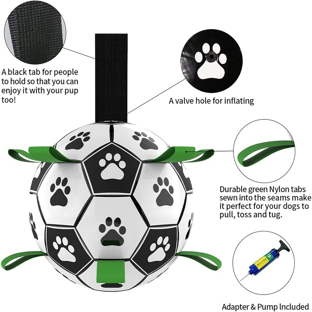 Interactive Soccer Ball Dog Toy – Training, Large Dogs – alternate view 3