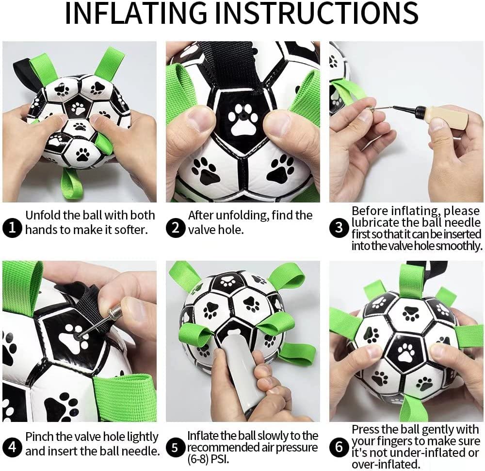 Interactive Soccer Ball Dog Toy – Training, Large Dogs – alternate view 4