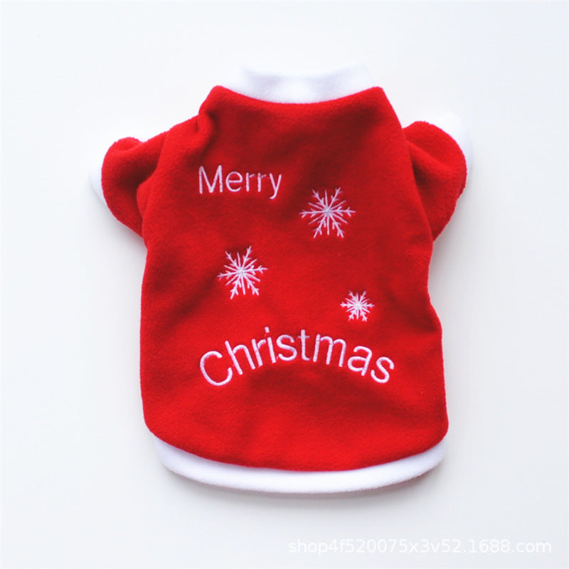 Christmas Fleece Dog T-Shirt Holiday Styles – photo 5 of 10