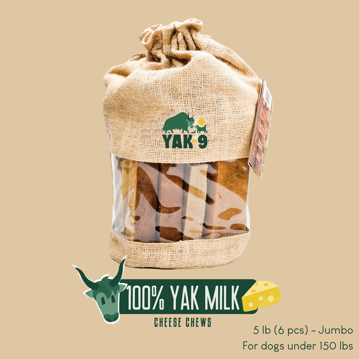 100% Yak Milk Chews for Dogs – alternate view 8
