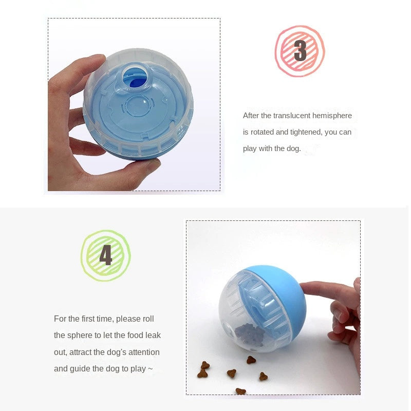 Wobble Treat-Dispensing Feeder Ball Toy for Dogs & Cats – alternate view 3