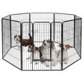 8-Panel Heavy-Duty Metal Dog Playpen with Door – photo 9 of 9
