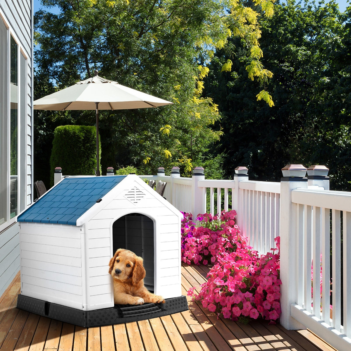 Indoor Outdoor Waterproof Plastic Dog House – photo 16 of 16