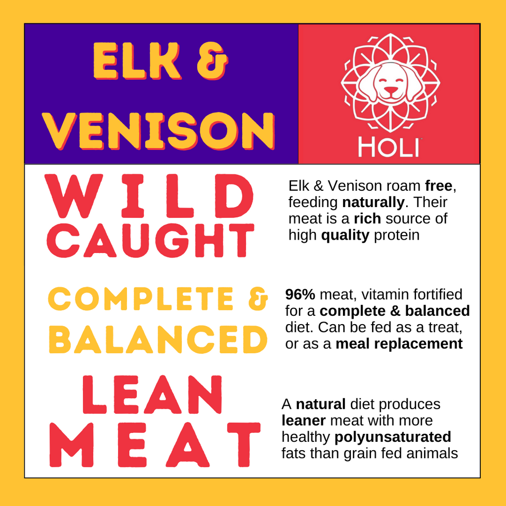 HOLI free-range elk and venison freeze-dried dog treats – photo 4 of 9