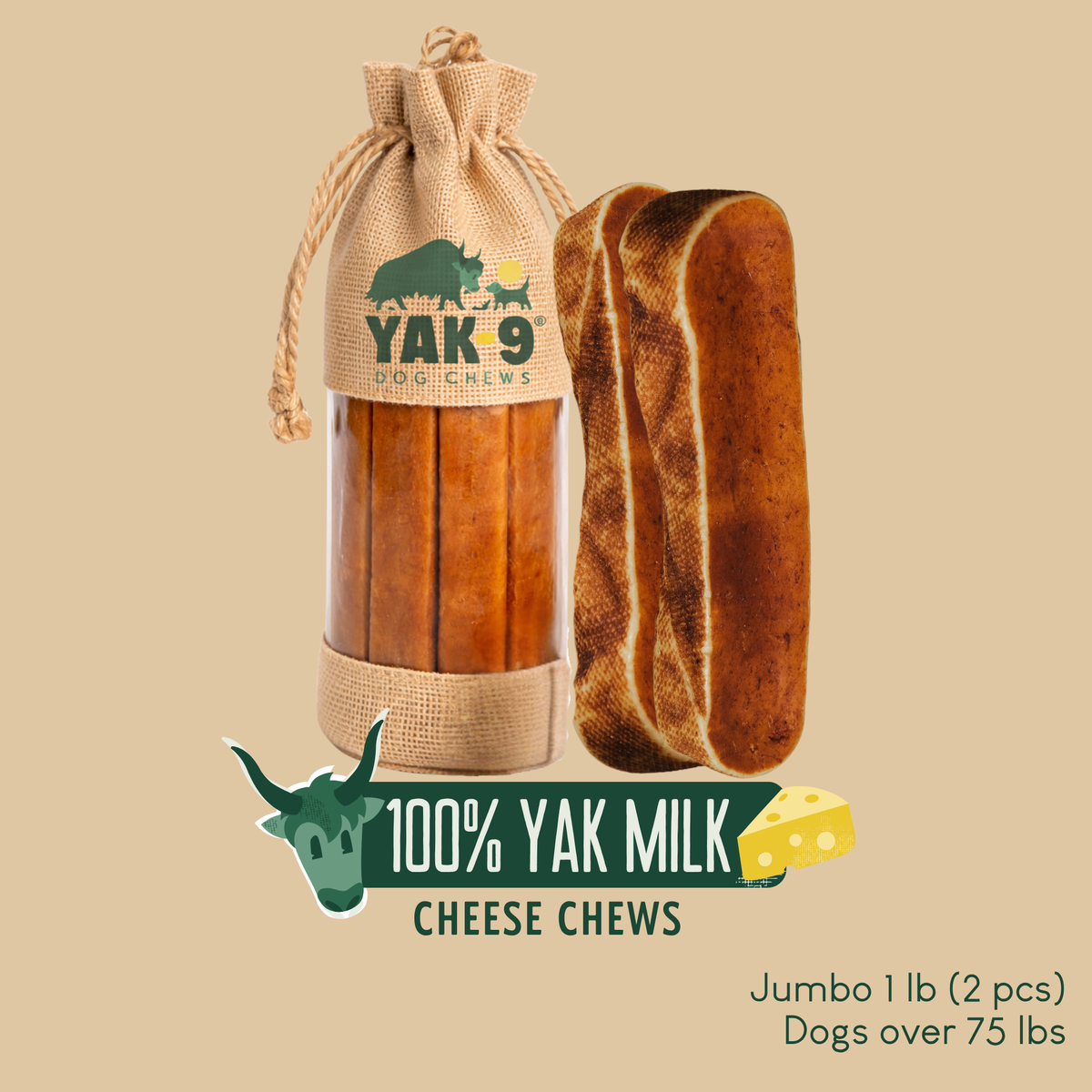 100% Yak Milk Chews for Dogs – alternate view 21