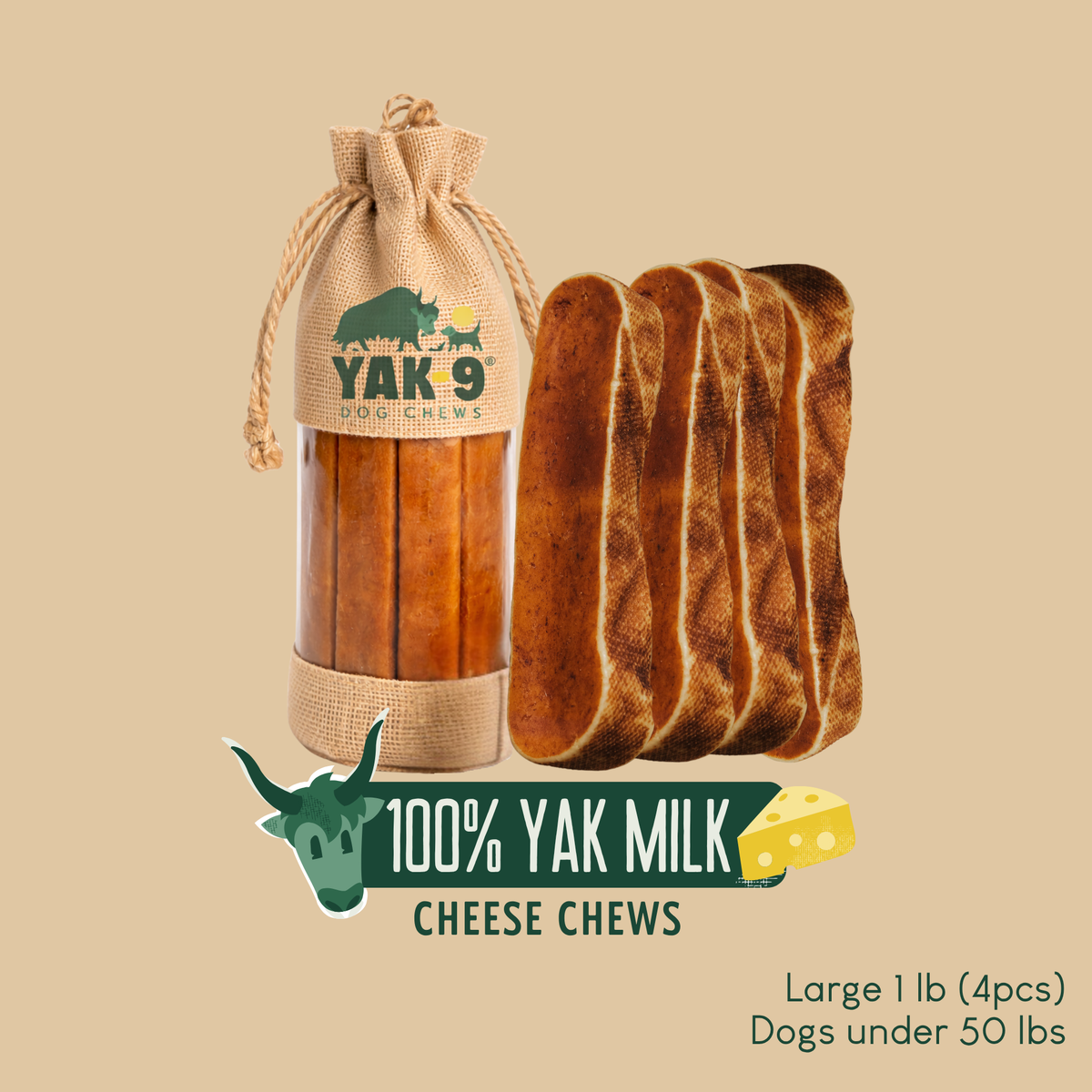 100% Yak Milk Chews for Dogs – alternate view 26