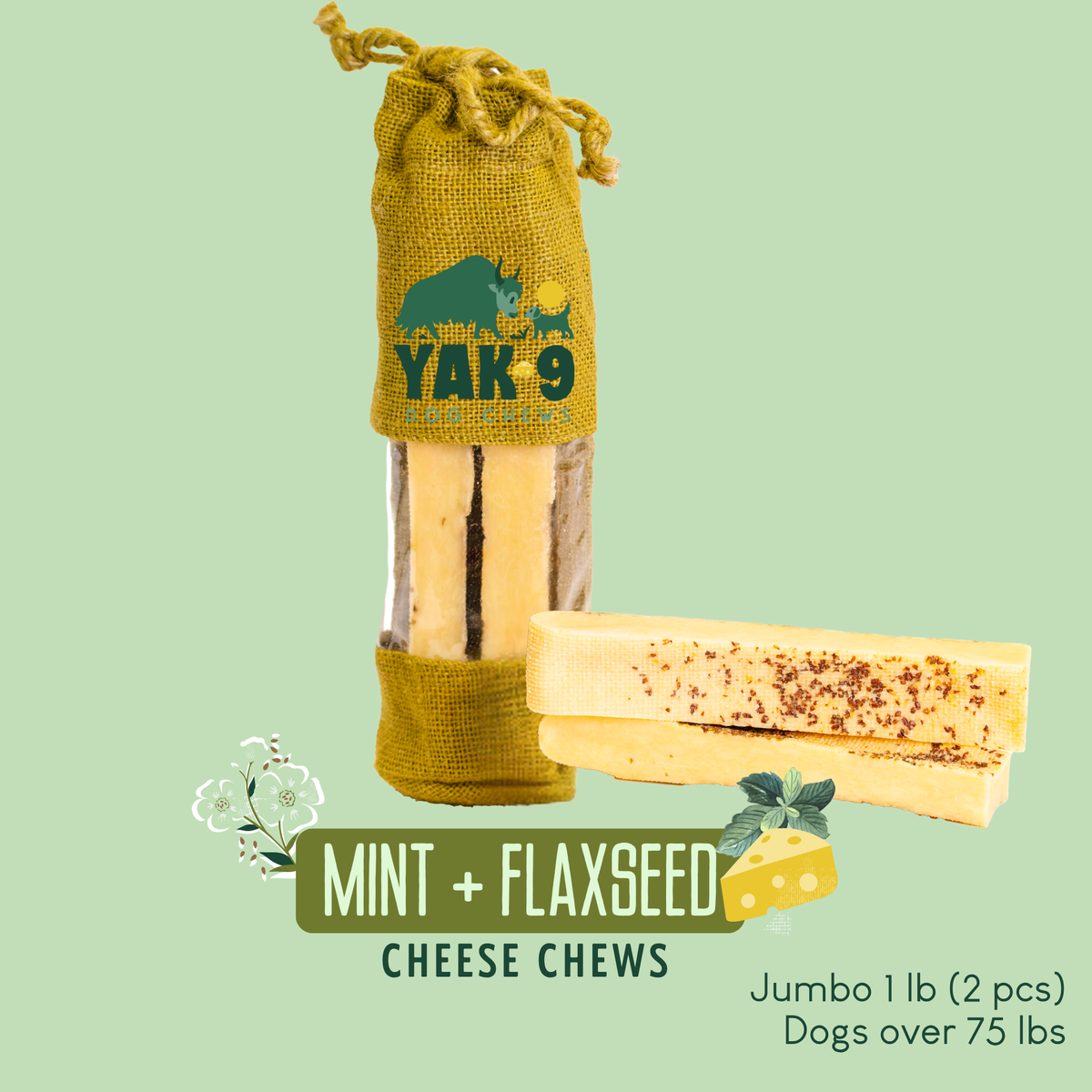 Flaxseed Yak Chews for Dogs – alternate view 5
