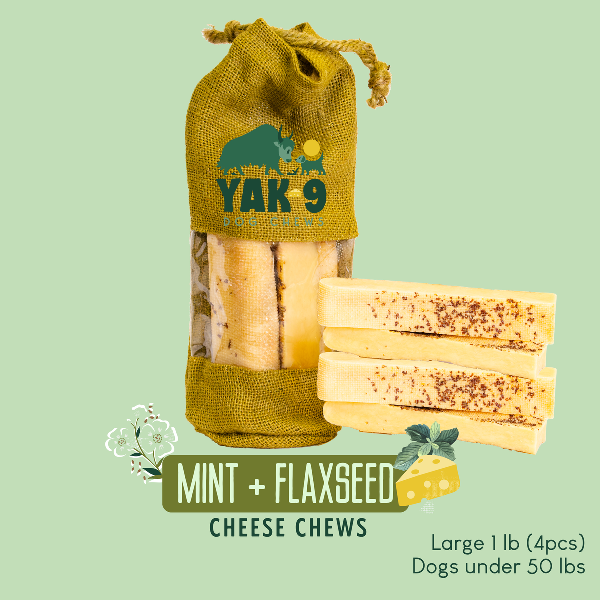 Flaxseed Yak Chews for Dogs – alternate view 6